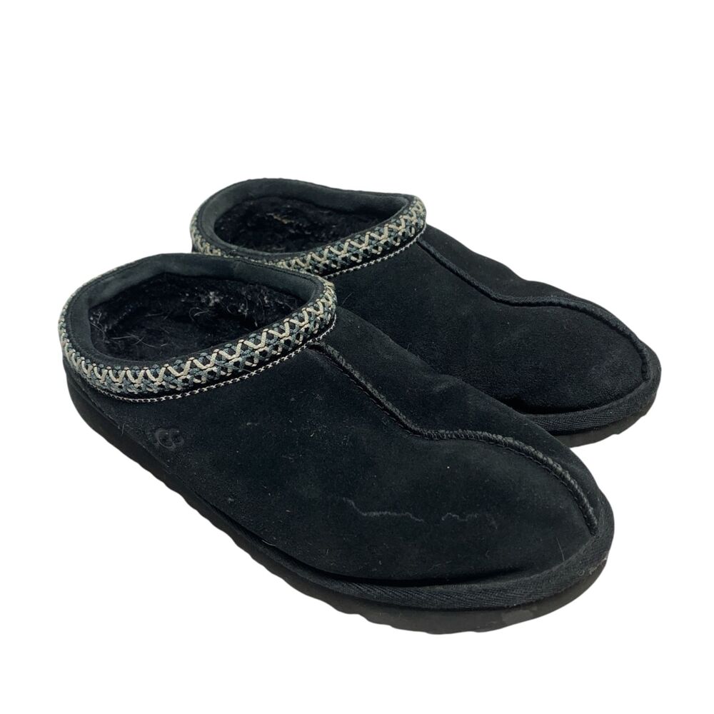 UGG KID’S YOUTH TASMAN II BLACK SLIPPERS SIZE 6 EU 38 WOMENS SIZE 7 SLIP‎ ON